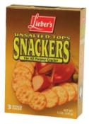 Kosher Lieber's Unsalted Snackers 11.3 oz