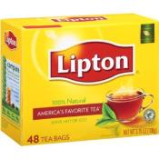 Kosher Lipton The Brisk Tea 50 bags 4 oz