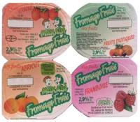Kosher Makabi Fruited Fromage Frais 4 - 100g Pack