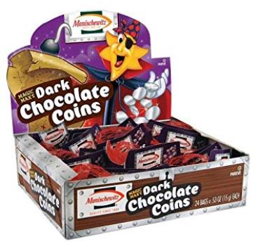 Kosher Manishchewitz Milk Chocolate Coins 24 ct (.53 oz)