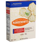 Kosher Manishchewitz Passover Everything Tam Tam Crackers 8 oz