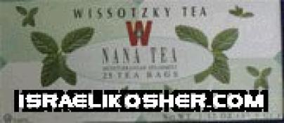 Wissotzky tea with nana