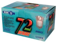 Kosher Menora Neriot Bougies 72 ct