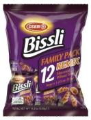 Kosher Osem Bissli Remix Flavored Wheat Snack Family 12 Pack - 1.23 oz