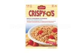Kosher Gefen Crispy-O's Apple Cinnamon Flavored Cereal 6.6 oz