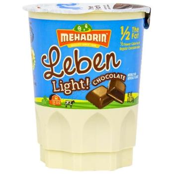 Kosher Mehadrin  Light Chocolate Leben 6 oz