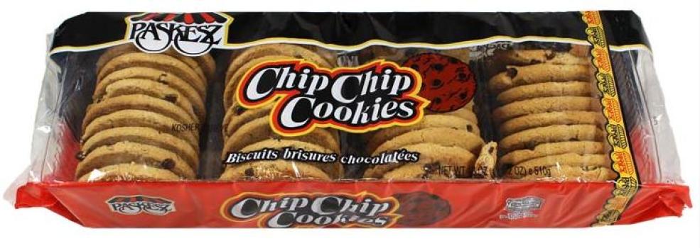 Kosher Paskesz Chip Chip Cookies 18 oz