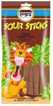 Kosher Paskesz Sour Sticks Cola Flavored Sticks 3.5 oz