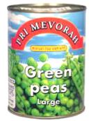 Kosher Pri Mevorah Green Peas 19 oz