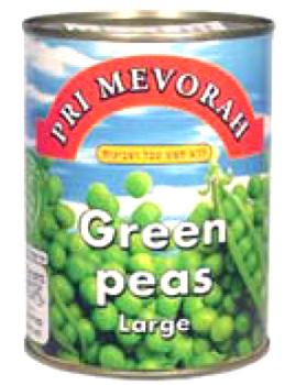 Kosher Pri Mevorah Green Peas 19 oz