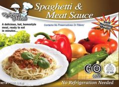 Kosher Religious Meals Spaghetti & Meat Sauce 12 oz