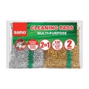 Kosher Sano multi-purpose cleaning pads 3.38x4.72 2 units