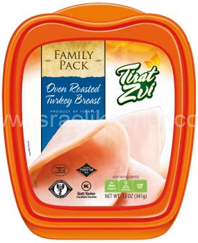 Kosher Tirat Zvi Family Pack Oven Roasted Turkey Breast 12 oz