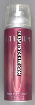 Titanium fire deodorant spray