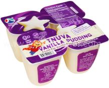 Kosher Tnuva Low Fat Vanilla Pudding Snacks 4 Pack