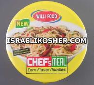 Willi food new chef's meal corn flavor noodles