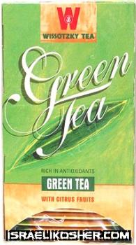Wissotzky  green tea with citrus