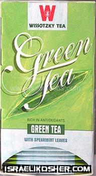 Wissotzky  green  tea with spearmint kfp