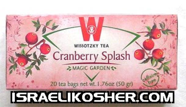 Wissotzky tea cranberry splash kfp