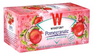 Kosher Wissotzky Pomegranate Herbal Tea 20 Bags - 1.76 oz