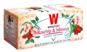 Kosher Wissotzky Rosehip & Hibiscus Herbal Tea 20 Bags - 2.11 oz