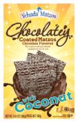 Kosher Yehuda Chocolate Covered Matzo with Coconut 5.6 oz