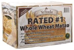 Kosher Yehuda Whole Wheat Matzos 5 1 lb Pack